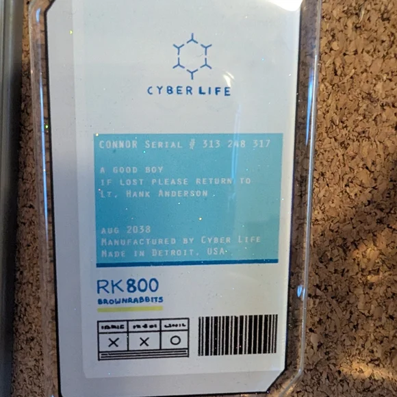 Detroit Become Human RK800 Connor Keychain Set - Picture 3 of 3